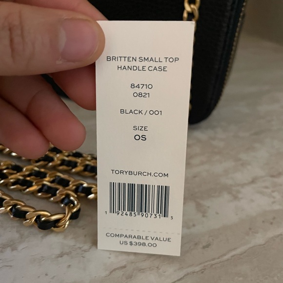 New , tory burch britten small top handle case crossbody - Picture 15 of 15